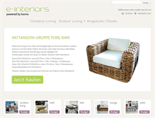 Tablet Screenshot of e-interiors.de